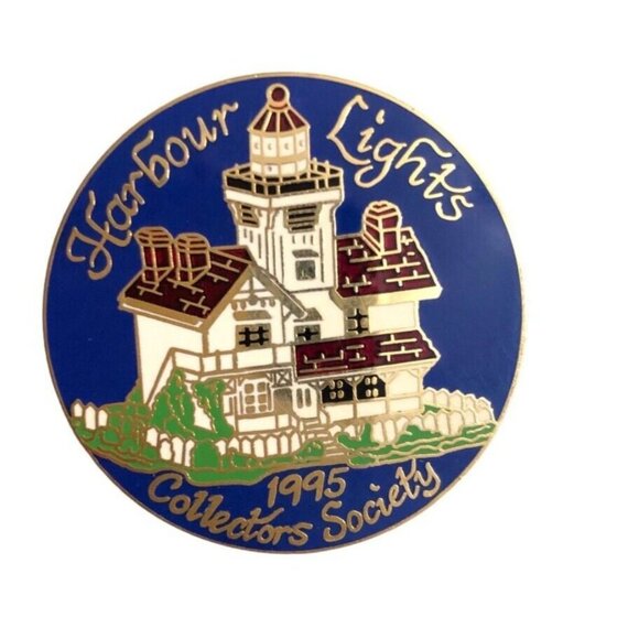Harbour Lights Collector's Society Pins Lot of 7 Collectible Excellent 1995-2000 - Picture 2 of 12